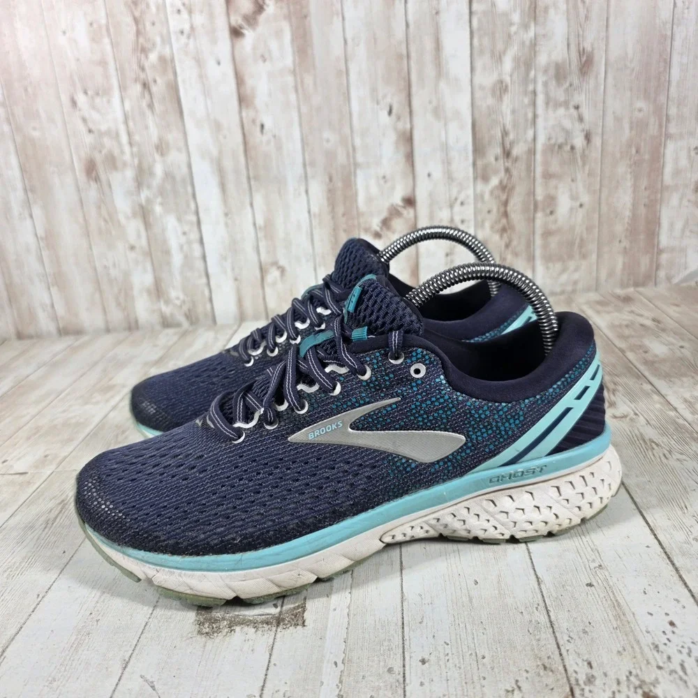 Brooks‎ Ghost 11 Womens Running Shoes Navy Blue Size 9 1202771B493